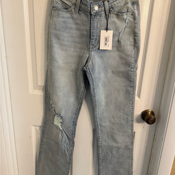 Cassie Randolf LNDN Denim Distressed Jeans Women’s 26 NWT 100% Organic - Picture 2 of 5